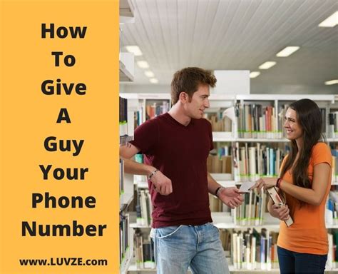How to give a guy your number online dating